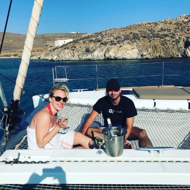 Mykonos: Full-Day Catamaran Cruise with Fresh Lunch - Who should book this Mykonos cruise?