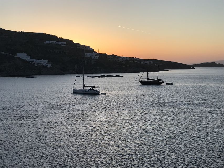 Mykonos: Full-Day Catamaran Cruise with Fresh Lunch - Delos and Rhenia for a quieter swim