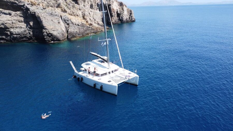 Mykonos: Full-Day Catamaran Cruise with Fresh Lunch - The crew can shape the whole day