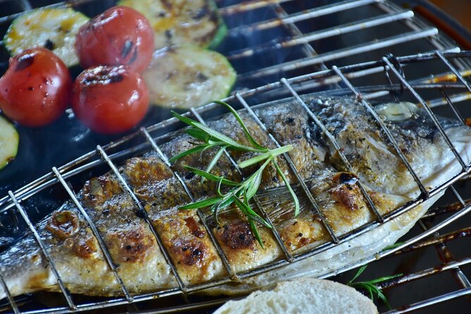 Mykonos: Private Catamaran Cruise—Hotel Pickup, BBQ & Drinks - BBQ Lunch, Local Appetizers, and Drinks on Board