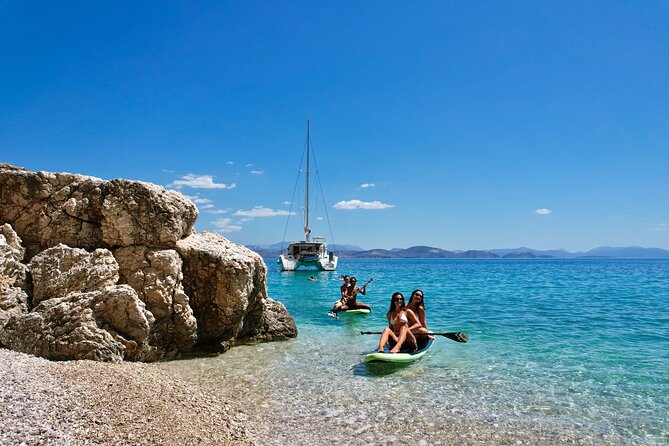 Nafplio Catamaran Full Day Sailing Private Cruise - Romvi Island and its layers of history