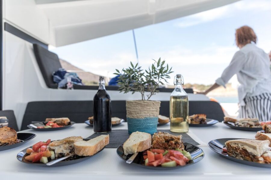 Naxos: Catamaran Cruise with Swim Stops, Food, and Drinks - The swim stops: clear water and quiet coves
