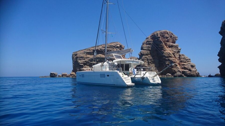 Naxos: Catamaran Cruise with Swim Stops, Food, and Drinks - Why the wind controls your itinerary