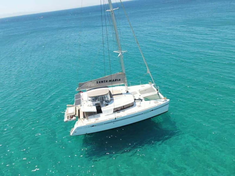 Naxos: Naxos Catamaran Sailing Cruise with Lunch and Drinks - Meeting the Santa Maria at Naxos Port