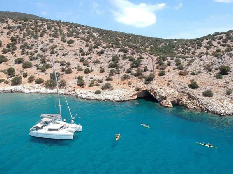 Naxos: Naxos Catamaran Sailing Cruise with Lunch and Drinks - Settling Into a 45-Foot Catamaran