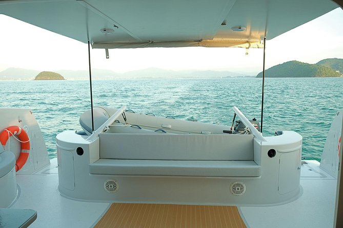 New Power catamaran for Phang Nga and Phi Phi island excursions - Racha Yai and Racha Noi focus on snorkeling