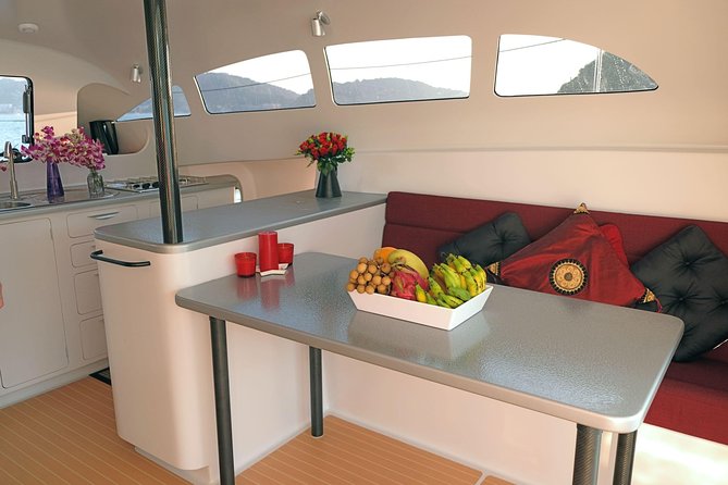 New Power catamaran for Phang Nga and Phi Phi island excursions - Timing, pickup, and weather need attention