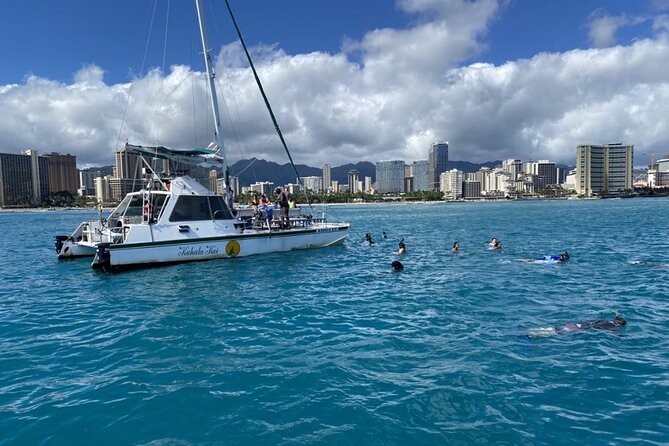 Oahu Catamaran Snorkel Tour: See Turtles 100% Guaranteed - Turtle Canyon, where the water time begins