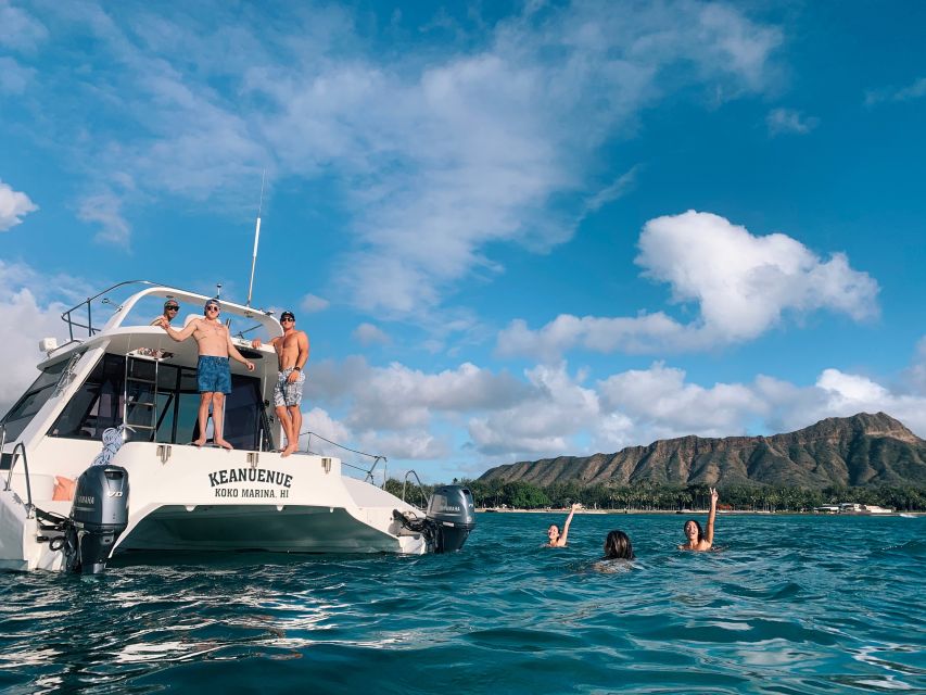 Oahu: Private Catamaran Sunset Cruise & Optional Snorkeling - Leaving Kewalo Basin Harbor for open water
