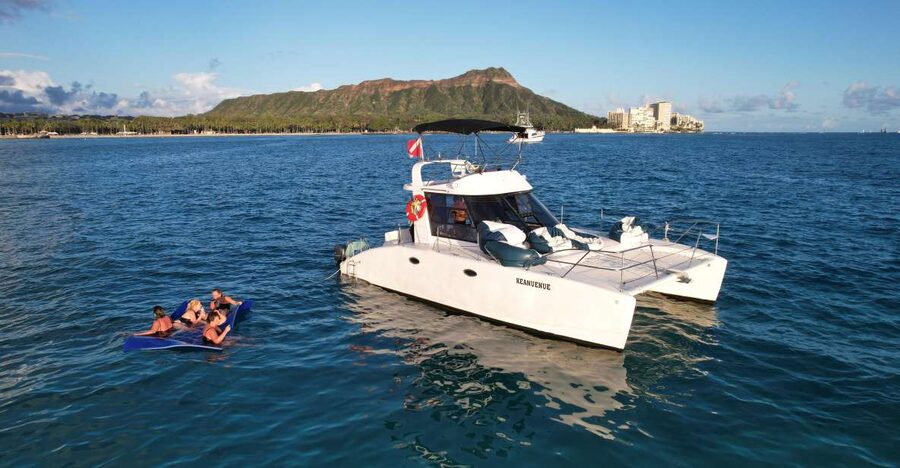 Oahu: Private Catamaran Sunset Cruise & Optional Snorkeling - Sunset, music, and your own small-group mood
