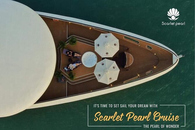 [OFFICIAL]Scarlet Pearl Cruises 5++stars &CATAMARAN ULTRA LUXURY - Lunch at 1 pm, with Lan Ha Bay outside the window
