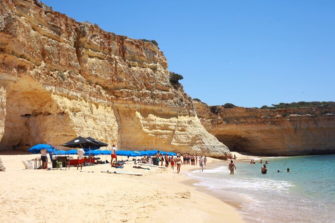 Ophelia Catamaran Cruises + Beach BBQ - Seeing the Benagil cave from a smaller boat