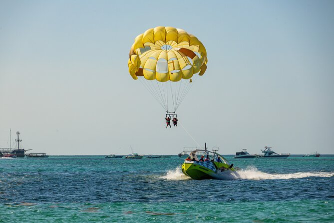 PACKAGE DEAL Catamaran- Snorkeling - Hooka Diving - Parasailing - The hookah underwater activity for beginners