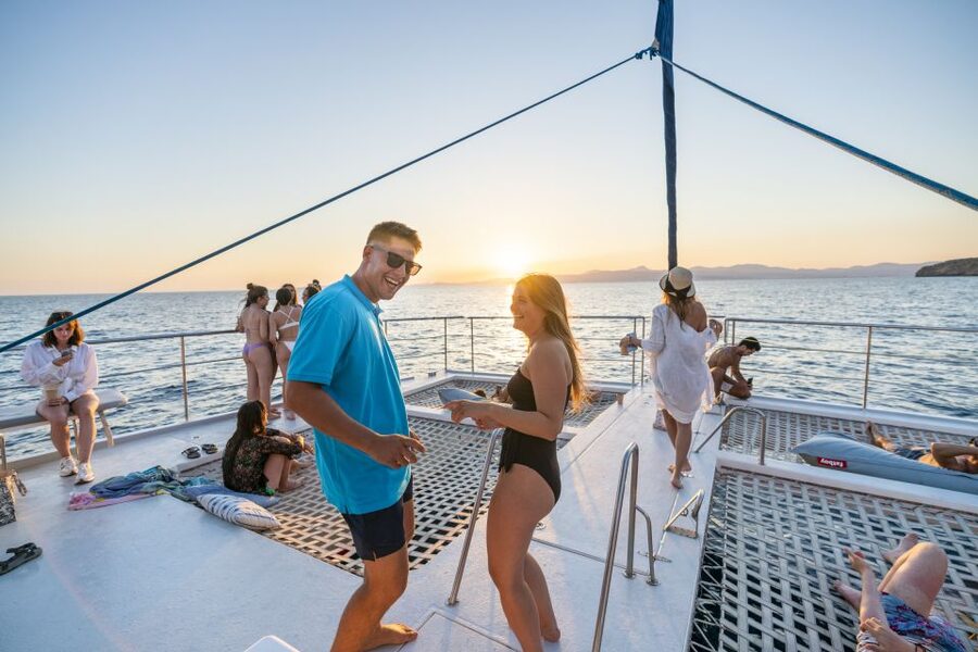 Palma: Catamaran Cruise with Swimming and Snorkelling - Music, space, and the mood onboard