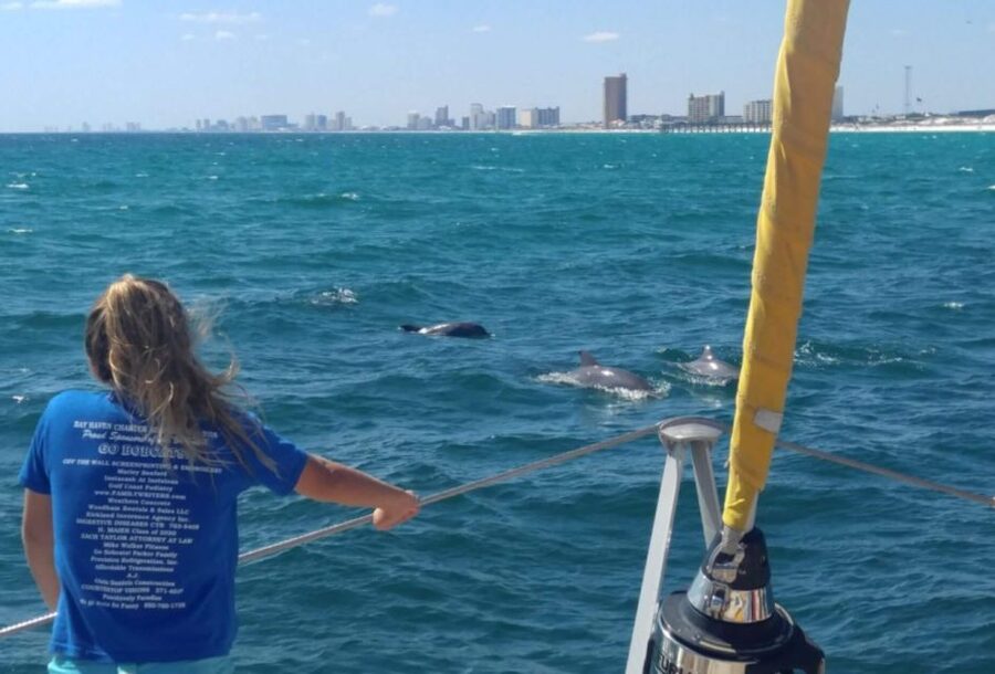 Panama City Beach: Dolphin Sightseeing Trip by Catamaran - The crew, music, and onboard atmosphere
