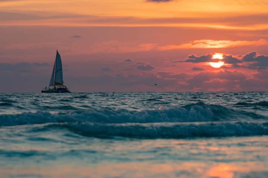 Panama City Beach: Sunset Sail on the Privateer Catamaran - Boarding the Privateer and settling into the evening