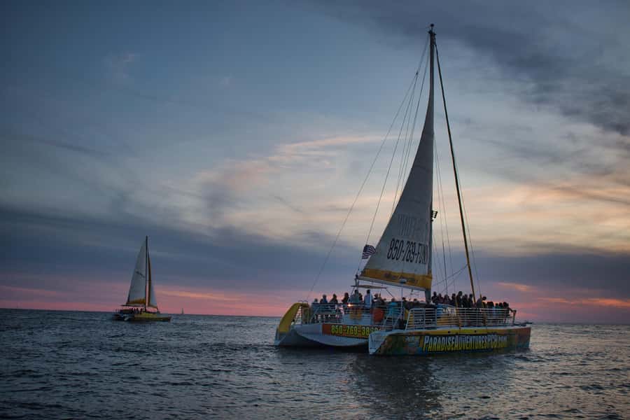 Panama City Beach: Sunset Sail on the Privateer Catamaran - Check-in at 4114 Jan Cooley Drive
