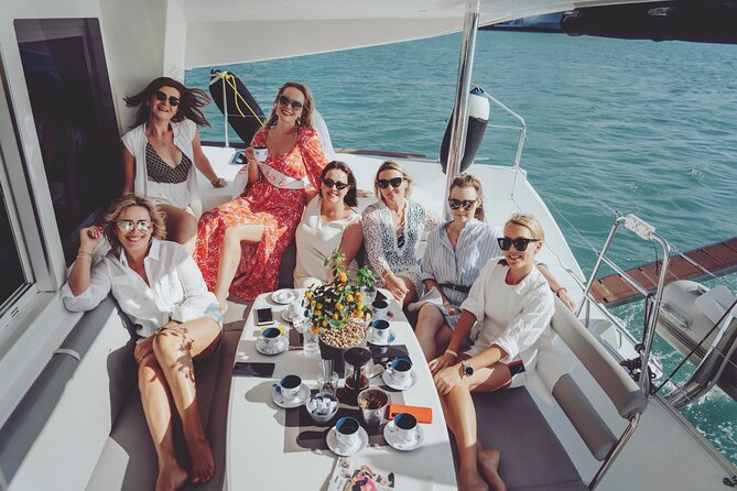 Panormo: Luxury Sunset Catamaran Cruise Sushi & Open Bar - The sunset return to Panormo