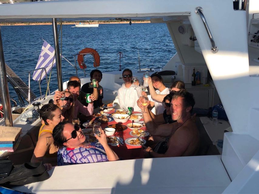 Paros: Catamaran Cruise with Swimming, Meal and Drinks - How the weather can change the experience
