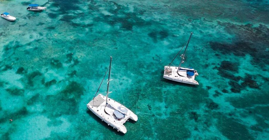 Paros: Private Catamaran Cruise with Lunch, Drinks & SUP - Setting out from Piso Livadi for a day at sea