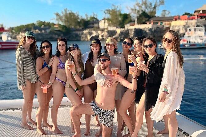 PARTY Catamaran Cruise with Snorkeling Rick's Cafe ADULTS ONLY - Starting at 2:30 p.m. in Negril