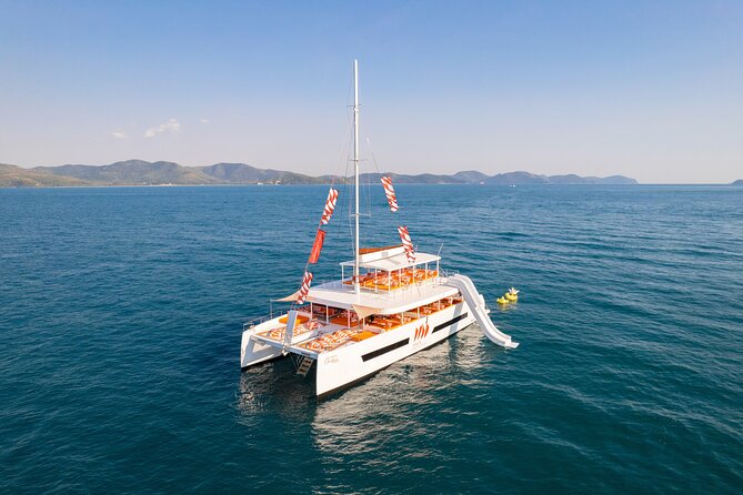 Pattaya: 3 Island-Hopping Full-Day Party Catamaran Cruise - Key points at a glance