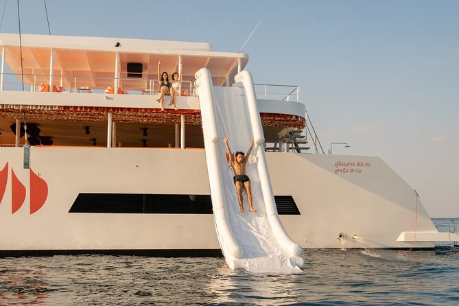 Pattaya: 3 Island-Hopping Full-Day Party Catamaran Cruise - The 82-foot catamaran and what it means