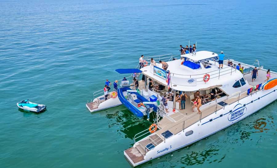 Pattaya: 3 Islands Catamaran Tour with Buffet Lunch - Leaving Pattaya from Ocean Marina Jomtien