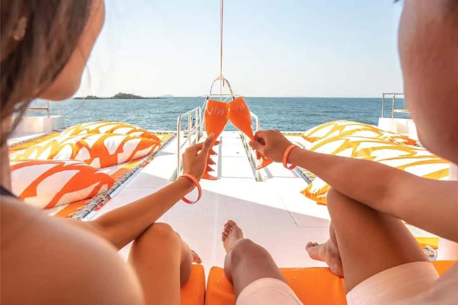 Pattaya: 3 Islands Hopping Day Tour on Catamaran with party - Starting from Pattaya and Jomtien’s Ocean Marina