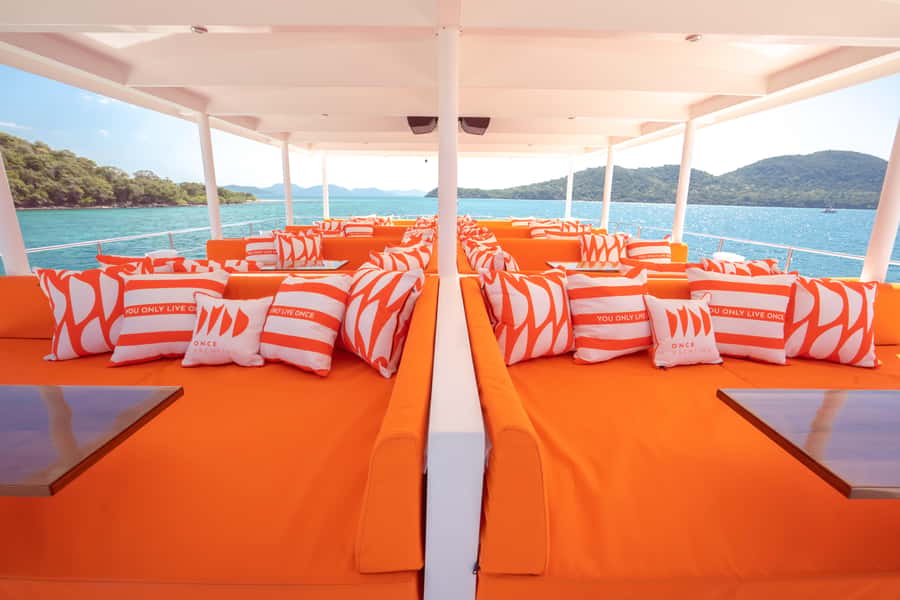 Pattaya: 3 Islands Hopping Day Tour on Catamaran with party - Ko Lan brings the swimming and water sports