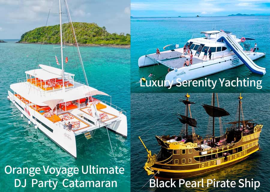 Pattaya: 3 Islands Hopping Day Tour on Catamaran with party - What the 71-foot catamaran feels like onboard