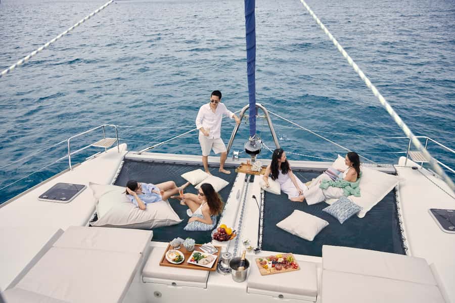 Pattaya: Islands Private Catamaran Khram or Monkey island - Setting out from Ocean Marina Yacht Club