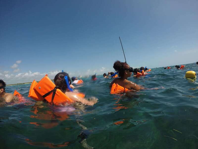 PDC: Isla Mujeres Catamaran Tour with Snorkeling - Ninety minutes in downtown Isla Mujeres