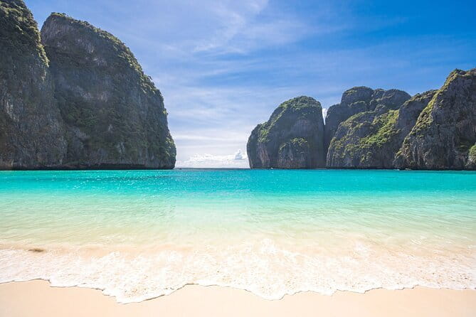 Phi Phi Islands and Khai Island by Premium Speed Catamaran - Khai Island starts the day with sand and water