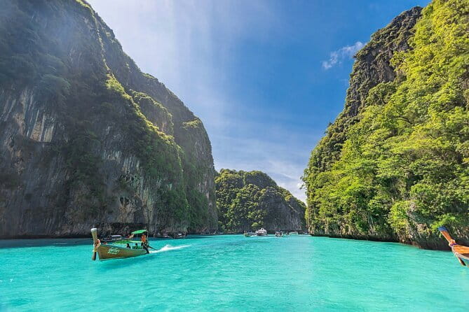 Phi Phi Islands and Khai Island by Premium Speed Catamaran - Viking Cave is best seen from the water
