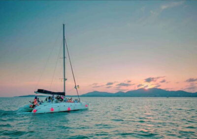 Coral Island Catamaran Cruise with Sunset Dinner