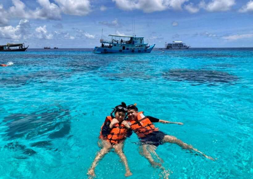 Phuket: Coral Island Catamaran Cruise with Sunset Dinner - Guides, crew, and onboard photography