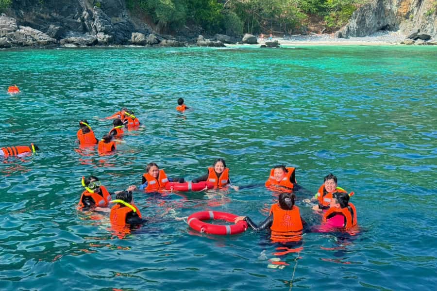 Phuket: Coral Island Day Trip and Sunset Dinner by Catamaran - Sunset near Promthep Cape