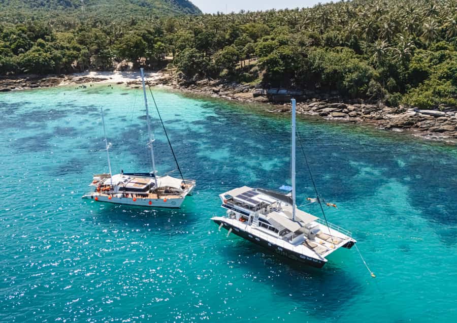 Phuket: Coral, Racha, Promthep Island Party Catamaran trip - Booking flexibility and final advice