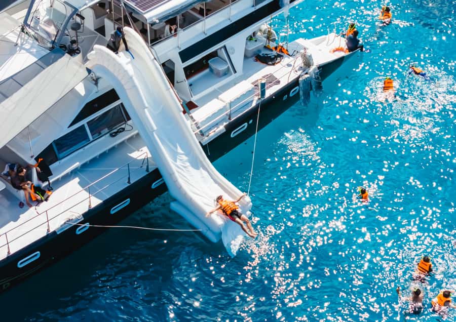 Phuket: Coral, Racha, Promthep Island Party Catamaran trip - Who should book this day at sea?
