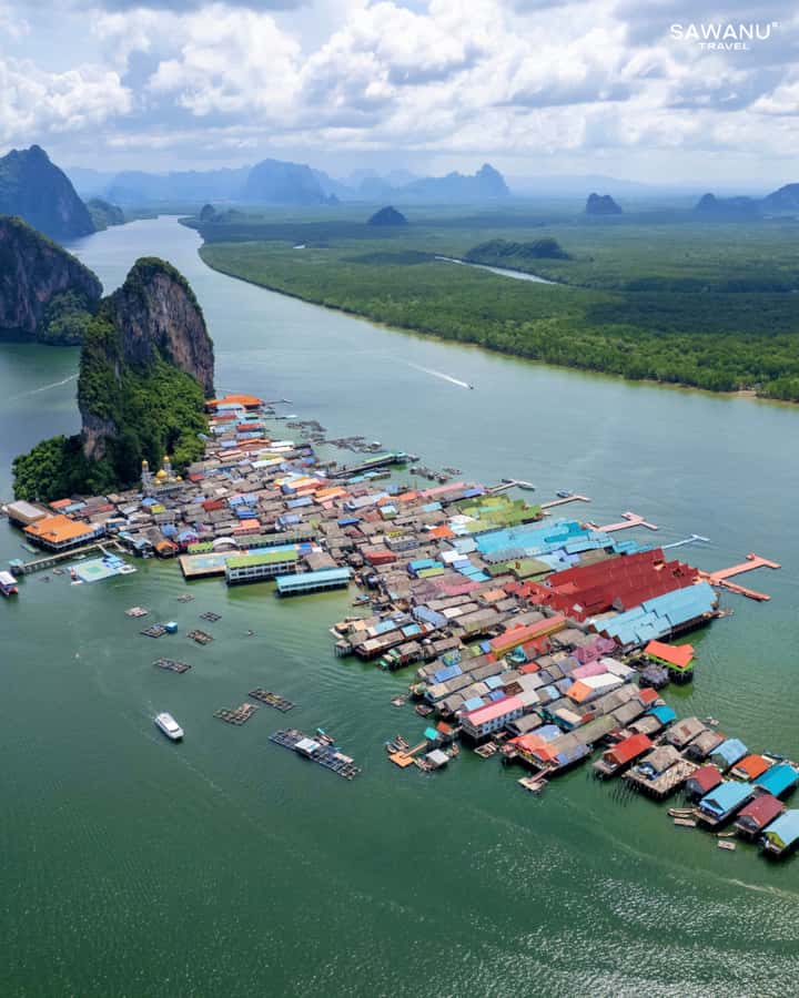 Phuket: James Bond Island Tour By Premium Speed Catamaran - Ko Panyi combines a floating village with lunch