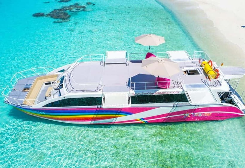 Phuket : Lazy Similan Islands by Catamaran with lunch - The second snorkeling session near Islands No. 5 and 6