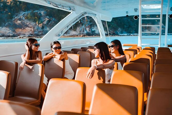 Phuket: Phi Phi, Bamboo & Maiton Speed Catamaran Tour - Pickup from Phuket and the morning start