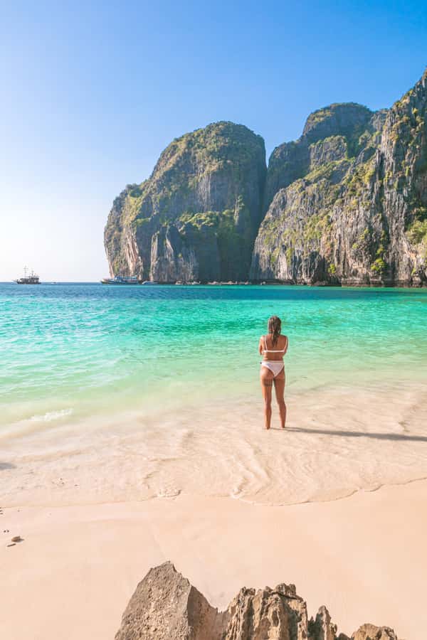 Phuket: Phi Phi, Maya & Bamboo By Premium Speed Catamaran - Maya Bay and the cost of fame
