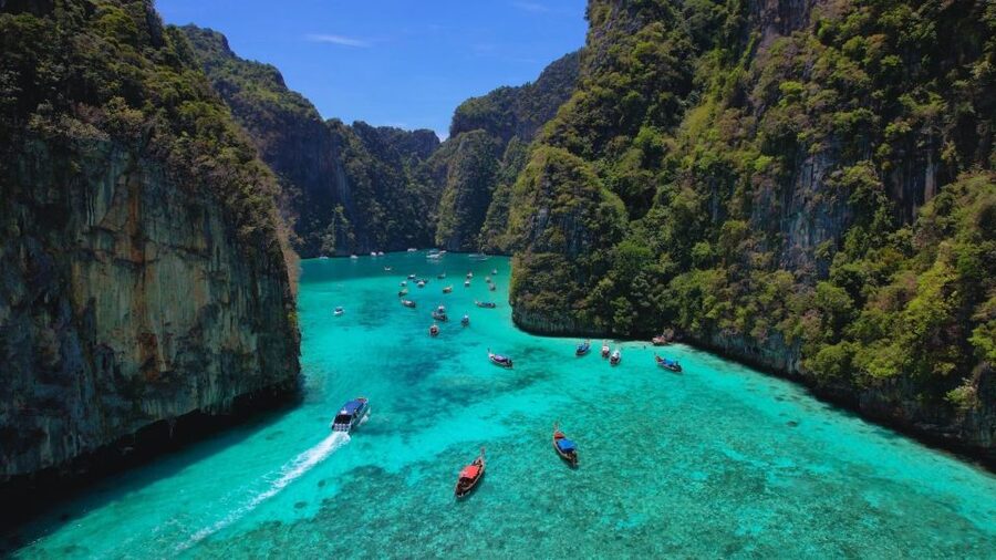 Phuket: Phi Phi Maya Bamboo Island By Speed Catamaran - Monkey Beach is quick and photo-focused