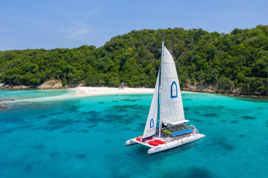 Phuket: Racha and Coral Island Catamaran Tour with Lunch - Coral Island: an easy first taste of the sea