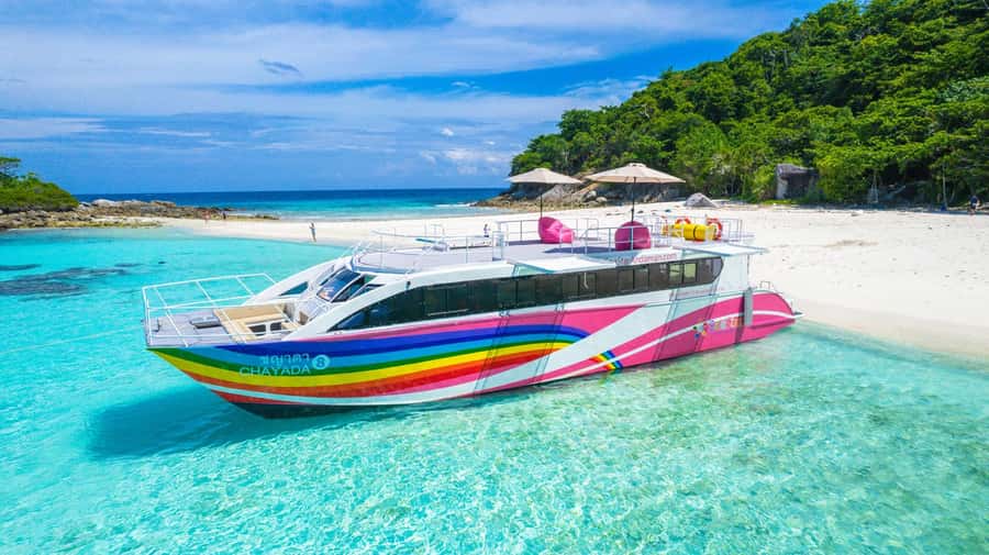Phuket: Ultimate Phi Phi & Maya Bay Speed Catamaran Tour - The two-storey speed catamaran ride