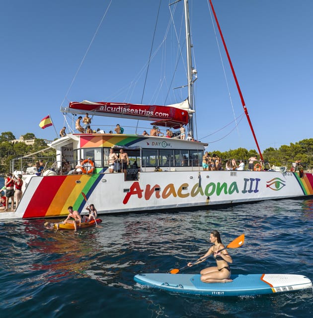 Port d'Alcudia: North Coast Catamaran Cruise with Meal - Snorkeling in Clear Mallorcan Water