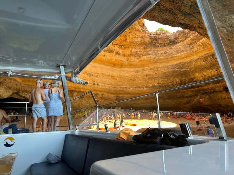 Portimão: Benagil Caves & Golden Coast Eco Catamaran Tour - What the onboard bar adds