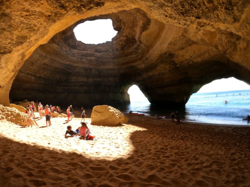 Portimão: Private Benagil Caves Catamaran and Kayak Tour - Praia da Marinha and time for a swim